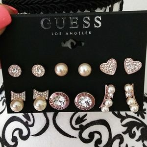 GUESS 6 sets of earrings assorted design by Guess